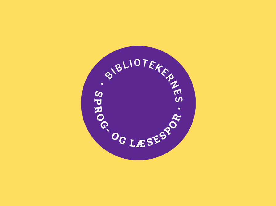Bibliotekernes sprog og læsespors logo 